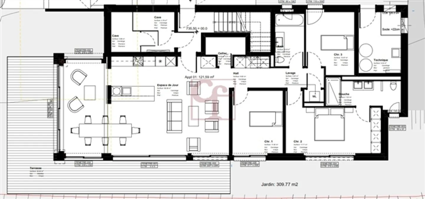 «Außergewöhnliche Villen mit 4,5 und 5,5 Zimmern zu vermieten» - Foto 10 von 13