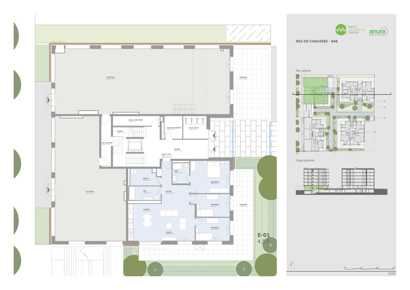 Prairie 2 - Commercial spaces from 55 m2 to 171 m2 on the ground floor - Photo 2 of 10