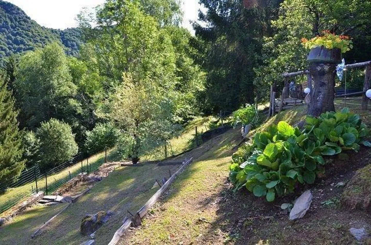 5 1/2-Zimmer-Berghaus an sehr ruhiger, sonniger Aussichtslage / Cascina di 5 1/2 locali immersa nella natura molto tranquilla con grande terreno - Foto 24 di 42