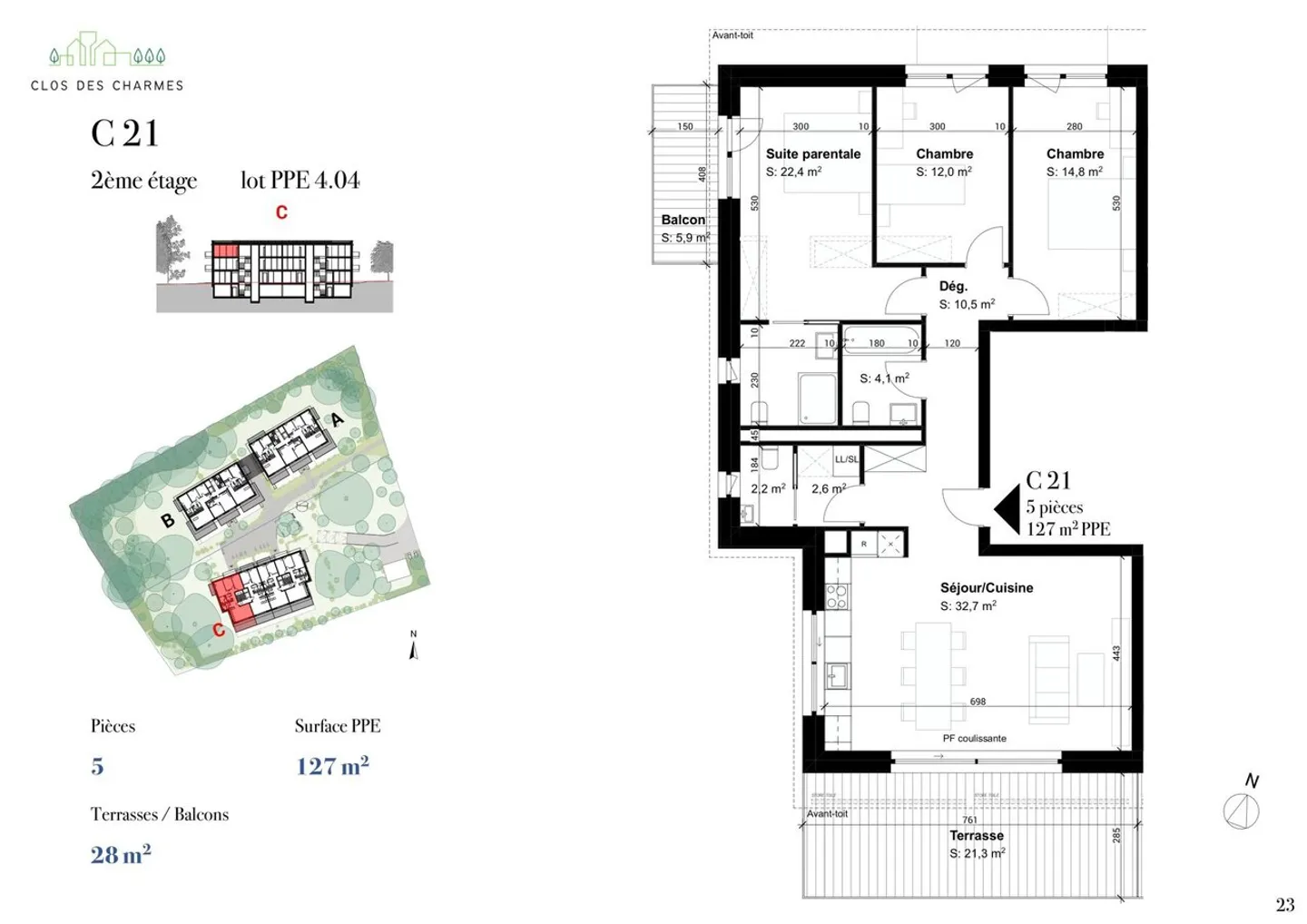 Promozione LE CLOS DES CHARMES  | 5 stanze C21 - Foto 7 di 12
