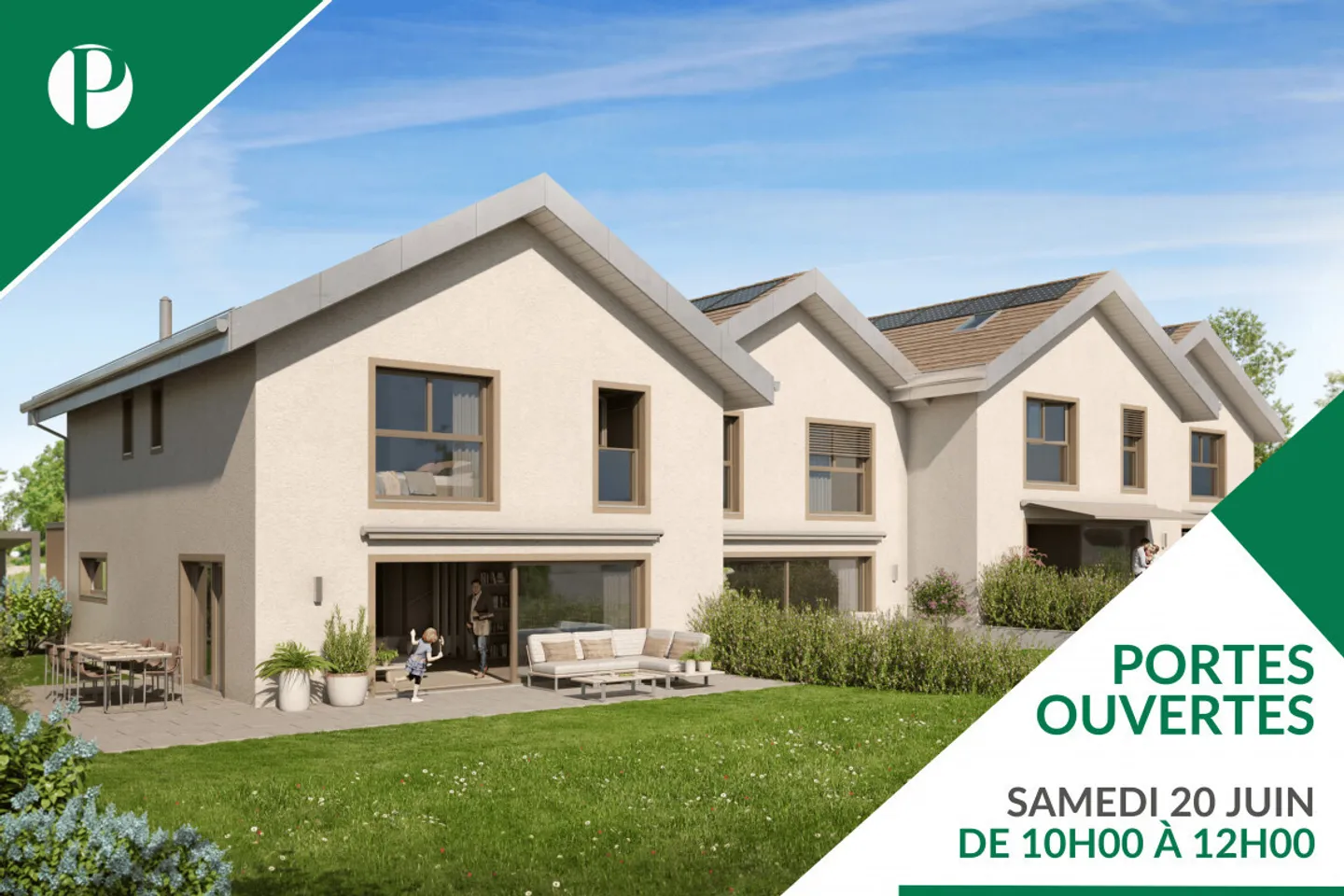 NEW PROJECT OF 6 FAMILY VILLAS IN THIERRENS WITH GARDENS! - Photo 1 of 8