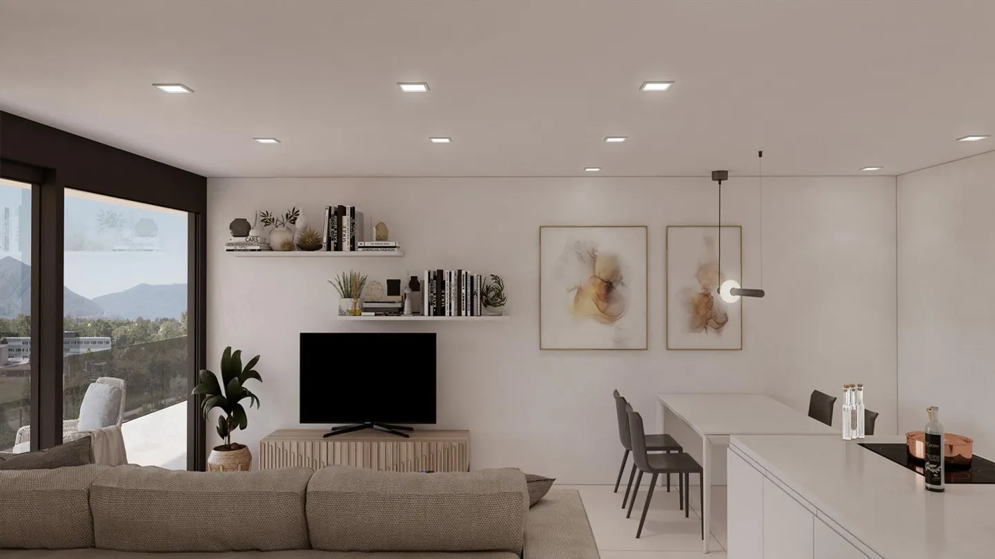 NEU: 3,5 Zimmer mit hohem Standard und Seeblick in Lugano Massagno - Foto 5 von 10