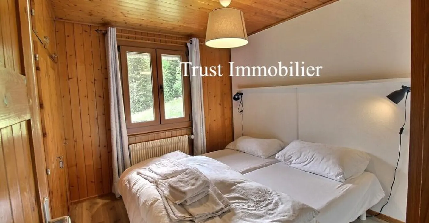 Chalet de 5.5 pièces un véritable refuge alpin au cœur de La Tzoumaz - Foto 4 di 12