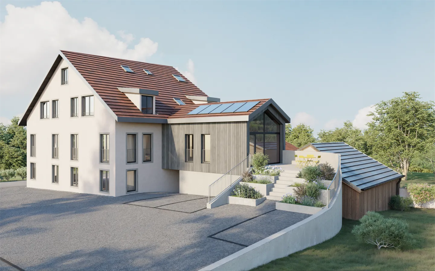 Große Duplex-Studios im Herzen von Moiry - Foto 4 von 7