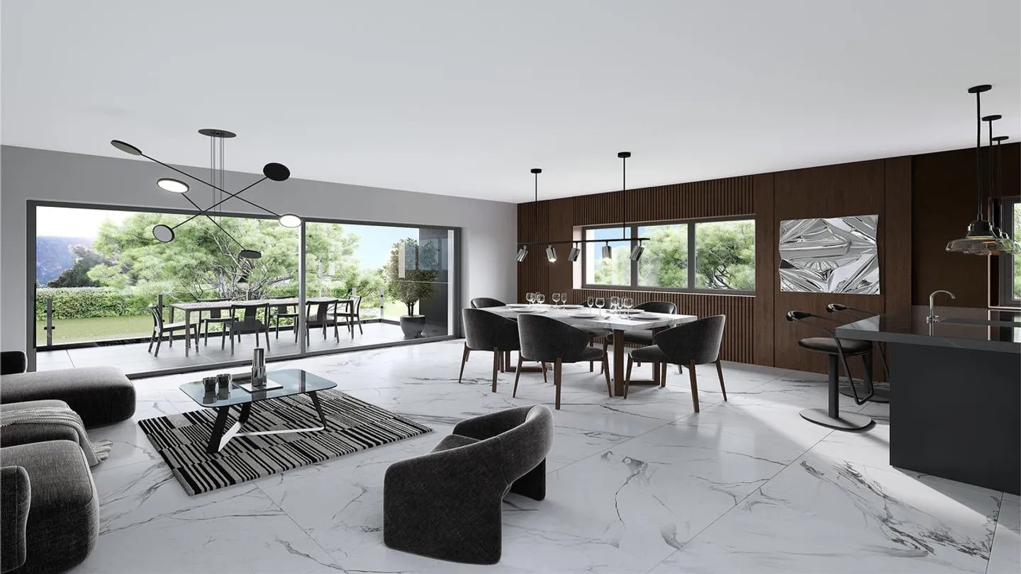 IN VENDITA VILLA MODERNA 5.5 STANZE A GRONE - Foto 1 di 4