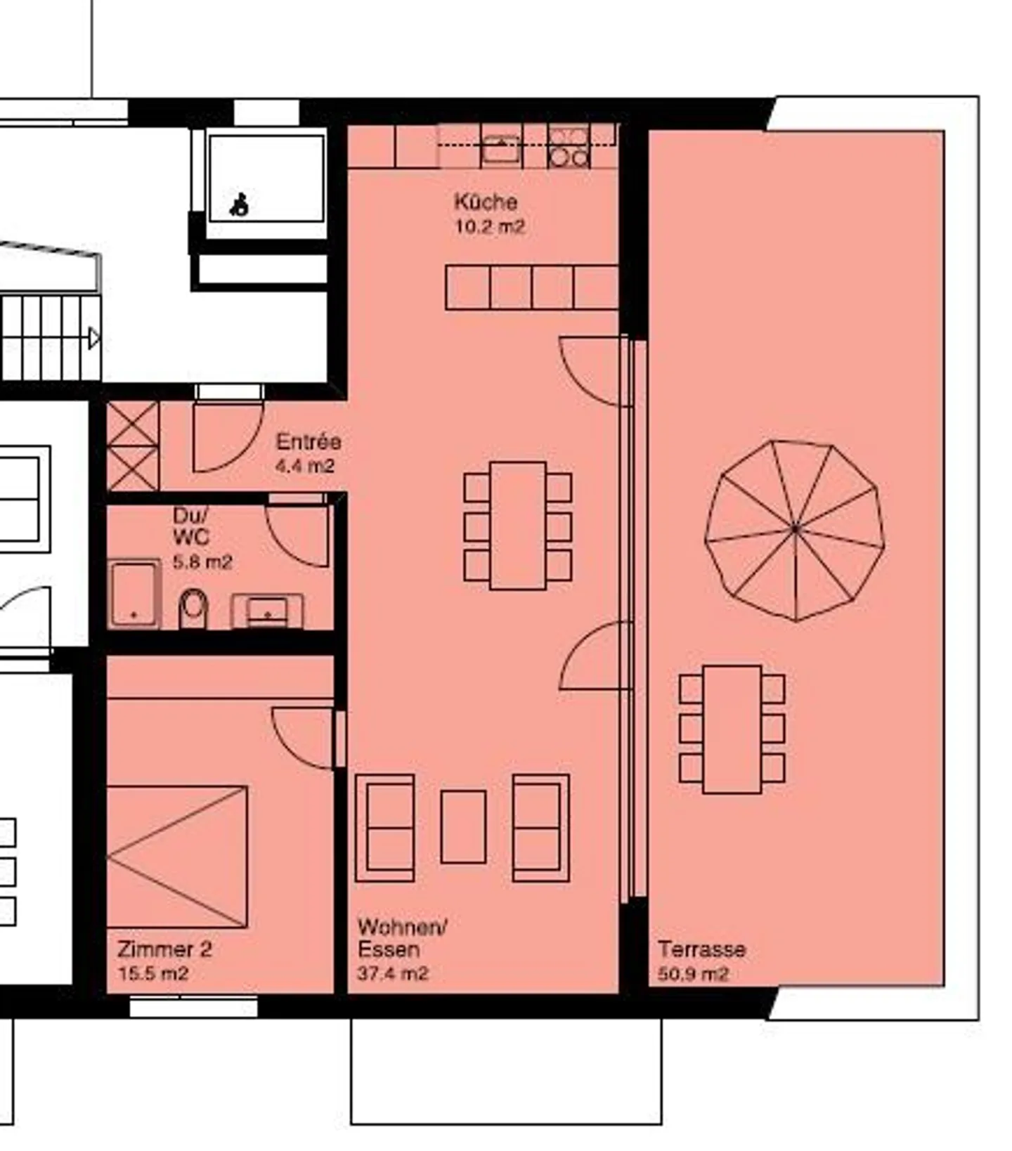 Exclusive and newly renovated apartment with a wide view - Photo 3 of 7