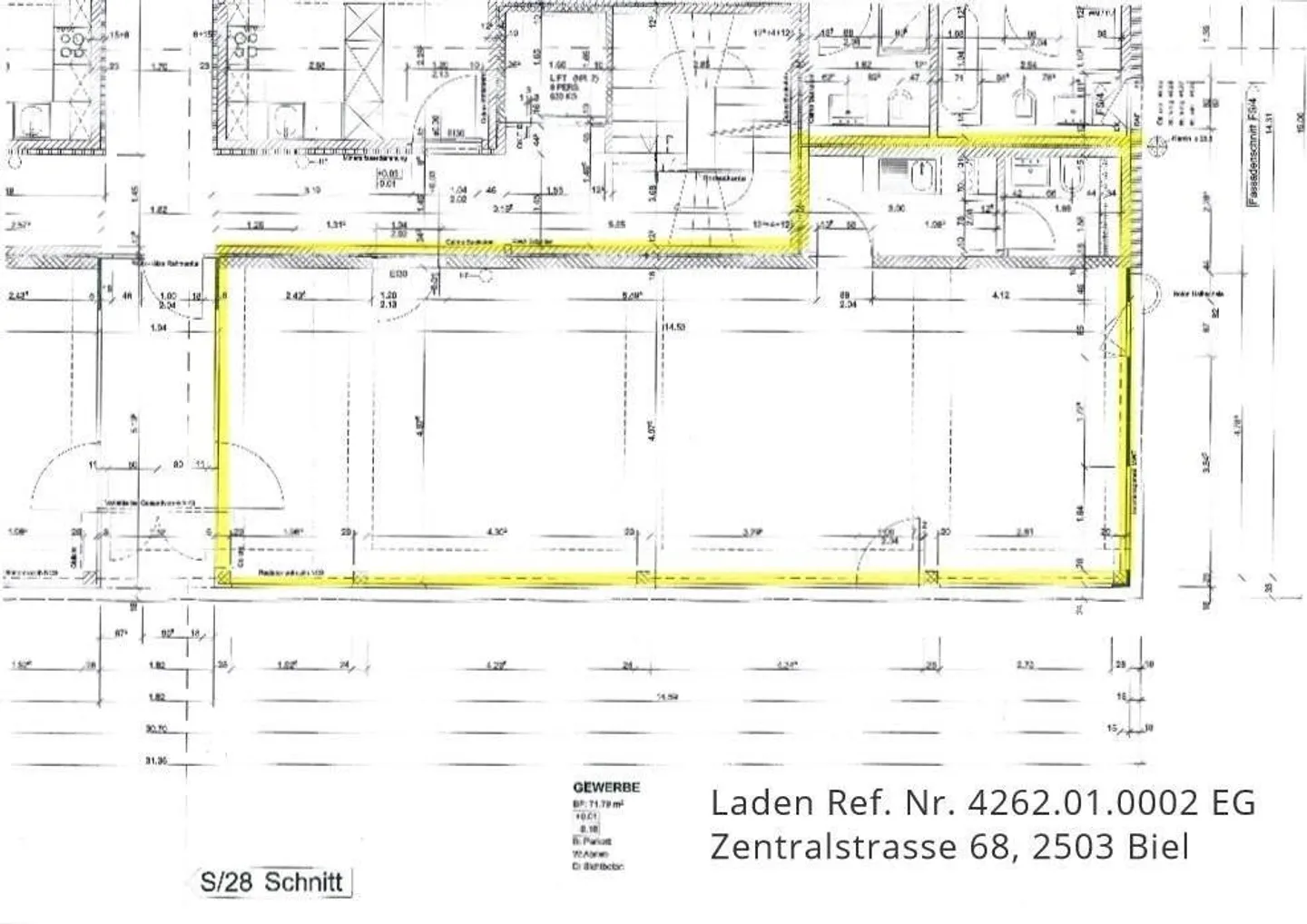 Zentrale Gewerbefläche in Biel - Foto 3 von 3