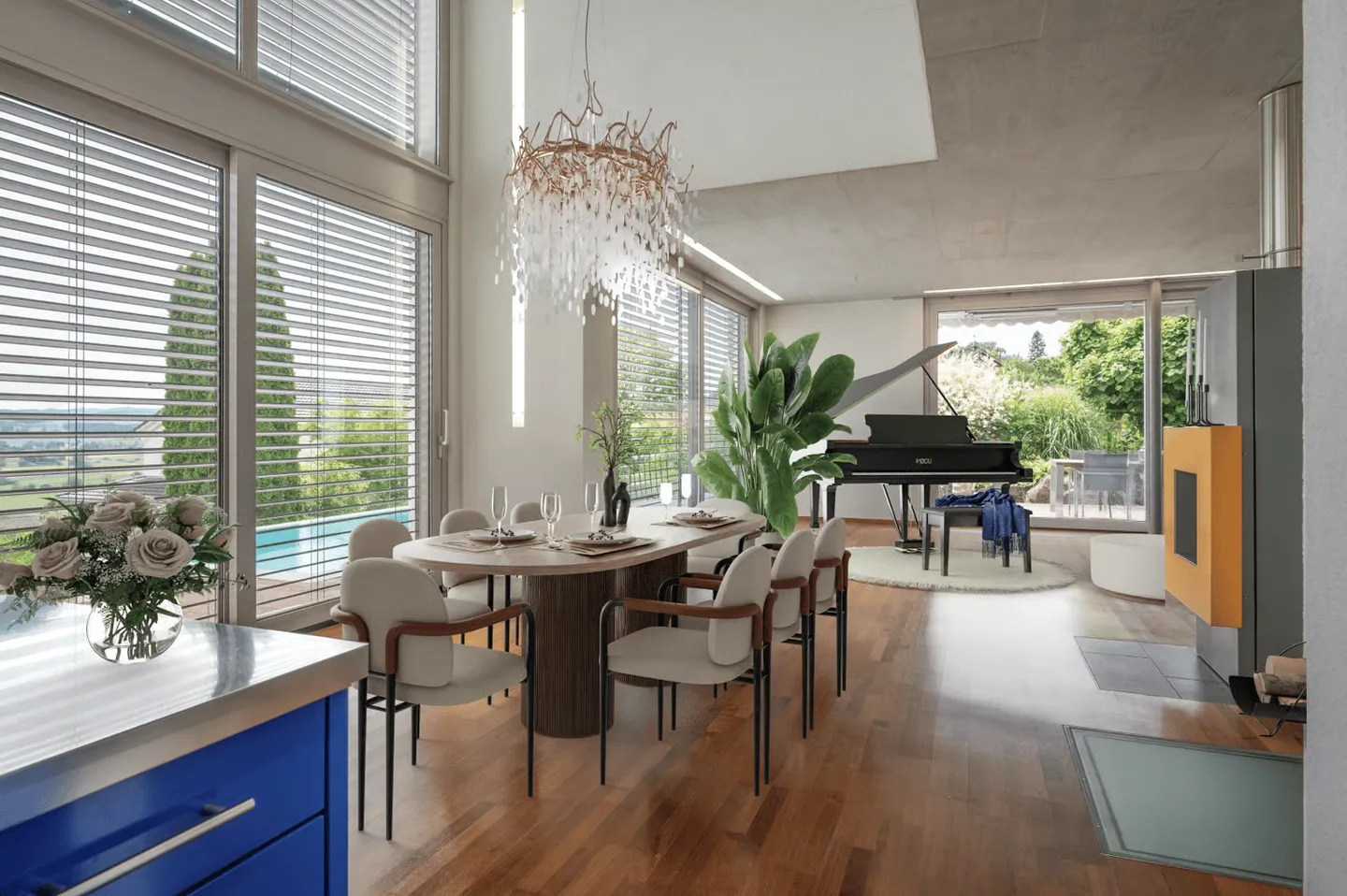 Architektenvilla mit Panorama & Infinity Pool – wo Architektur, Weitsicht und Luxus verschmelzen - Foto 7 von 31