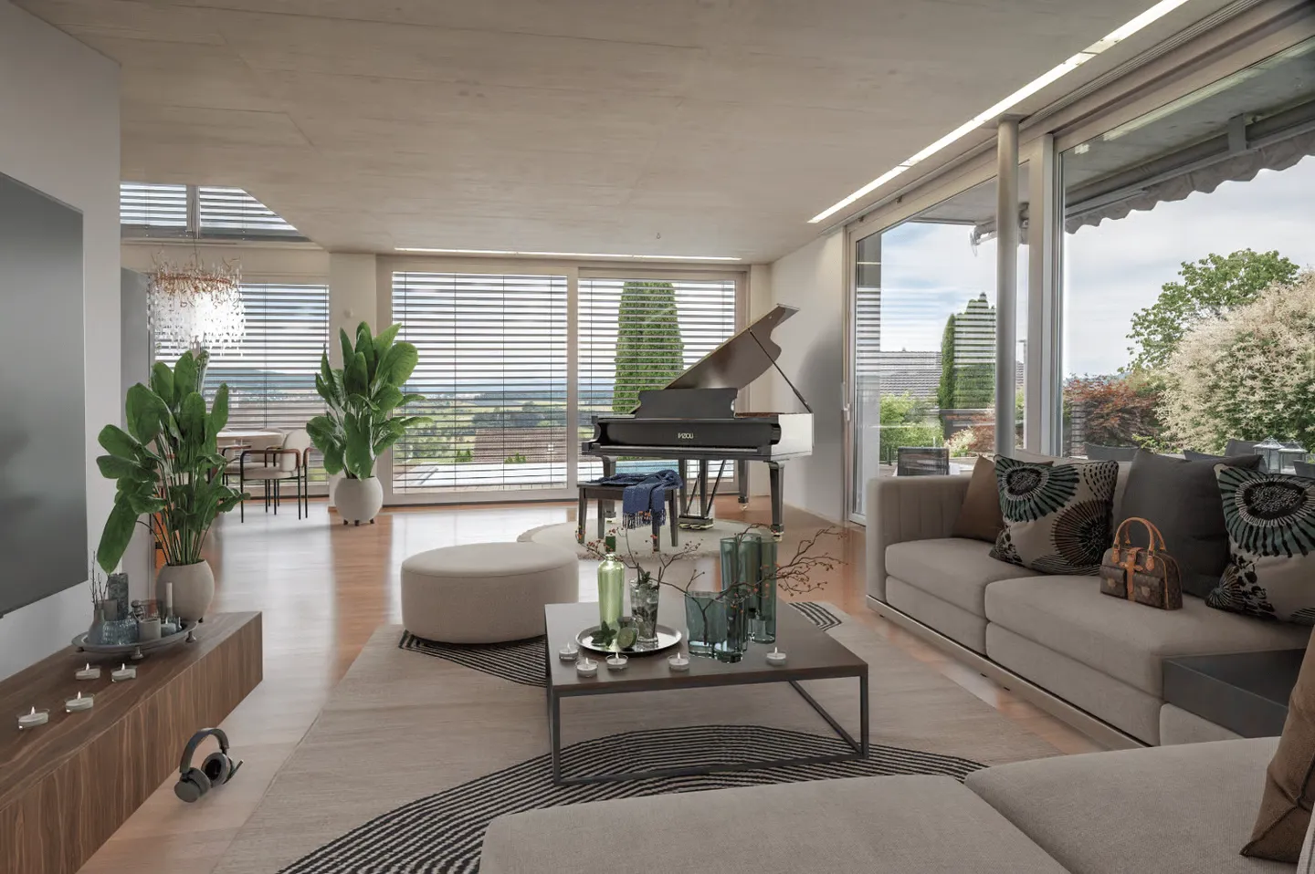 Architektenvilla mit Panorama & Infinity Pool – wo Architektur, Weitsicht und Luxus verschmelzen - Foto 8 von 31