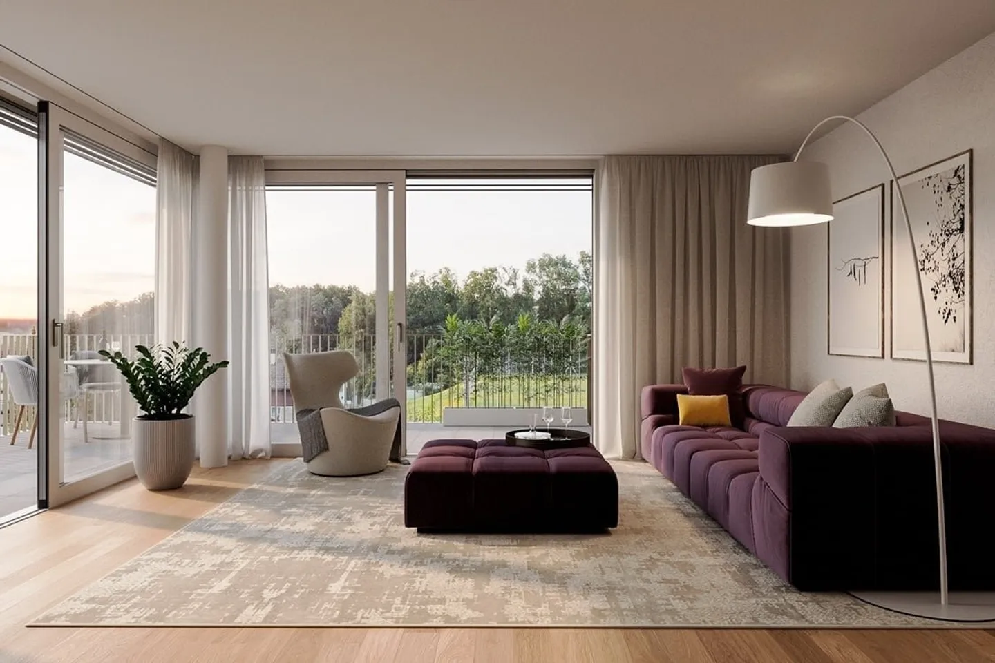 Nuovo progetto di costruzione HIROKI: Appartamento con giardino 3.5 stanze - Foto 7 di 8