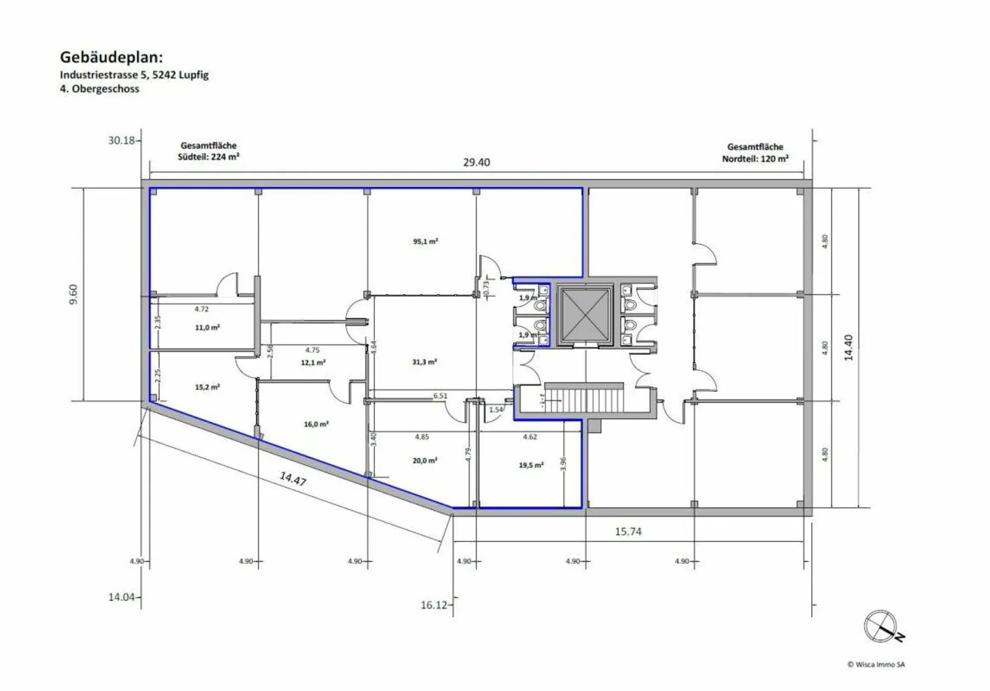 Repräsentative Büro- und Gewerbeflächen mit bester Verkehrsanbindung - Foto 13 von 13