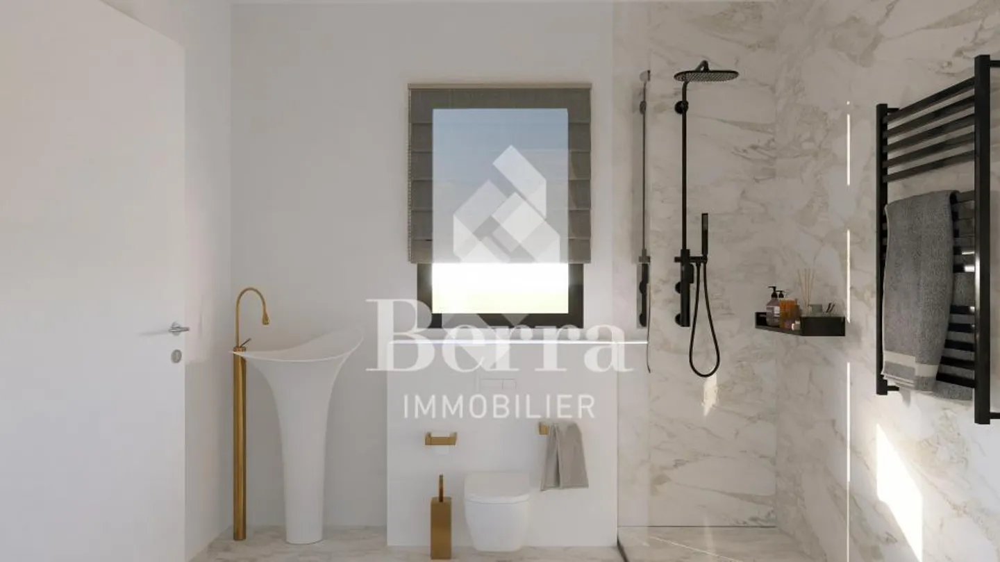 Due case a schiera con 4,5 stanze e area ufficio - Orientamento sud - Foto 9 di 13