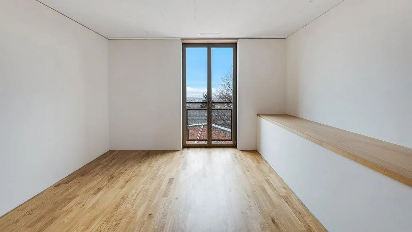 RENT WITHOUT DEPOSIT - Attic apartment with a view at Käferberg - Photo 6 of 9