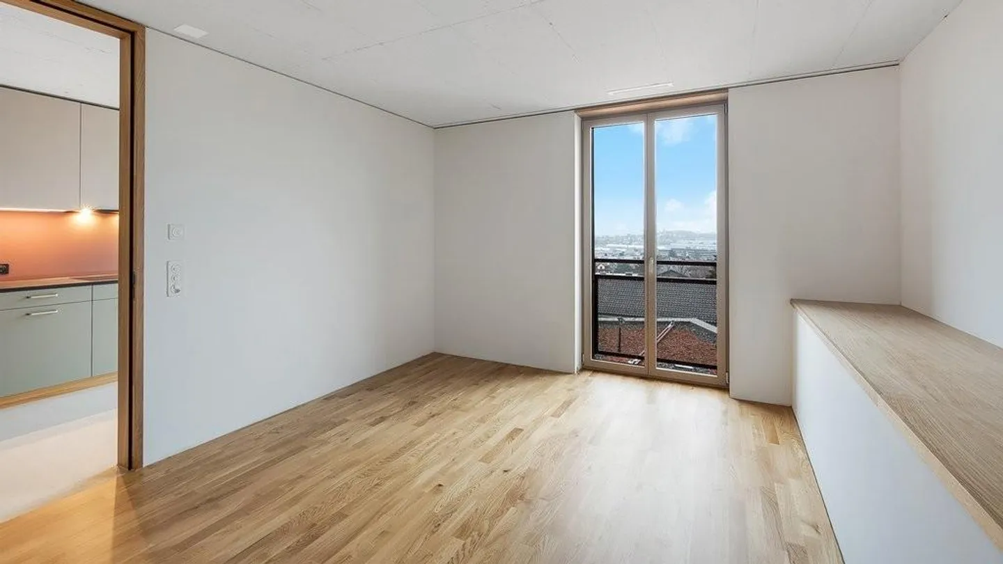 RENT WITHOUT DEPOSIT - Attic apartment with a view at Käferberg - Photo 7 of 9