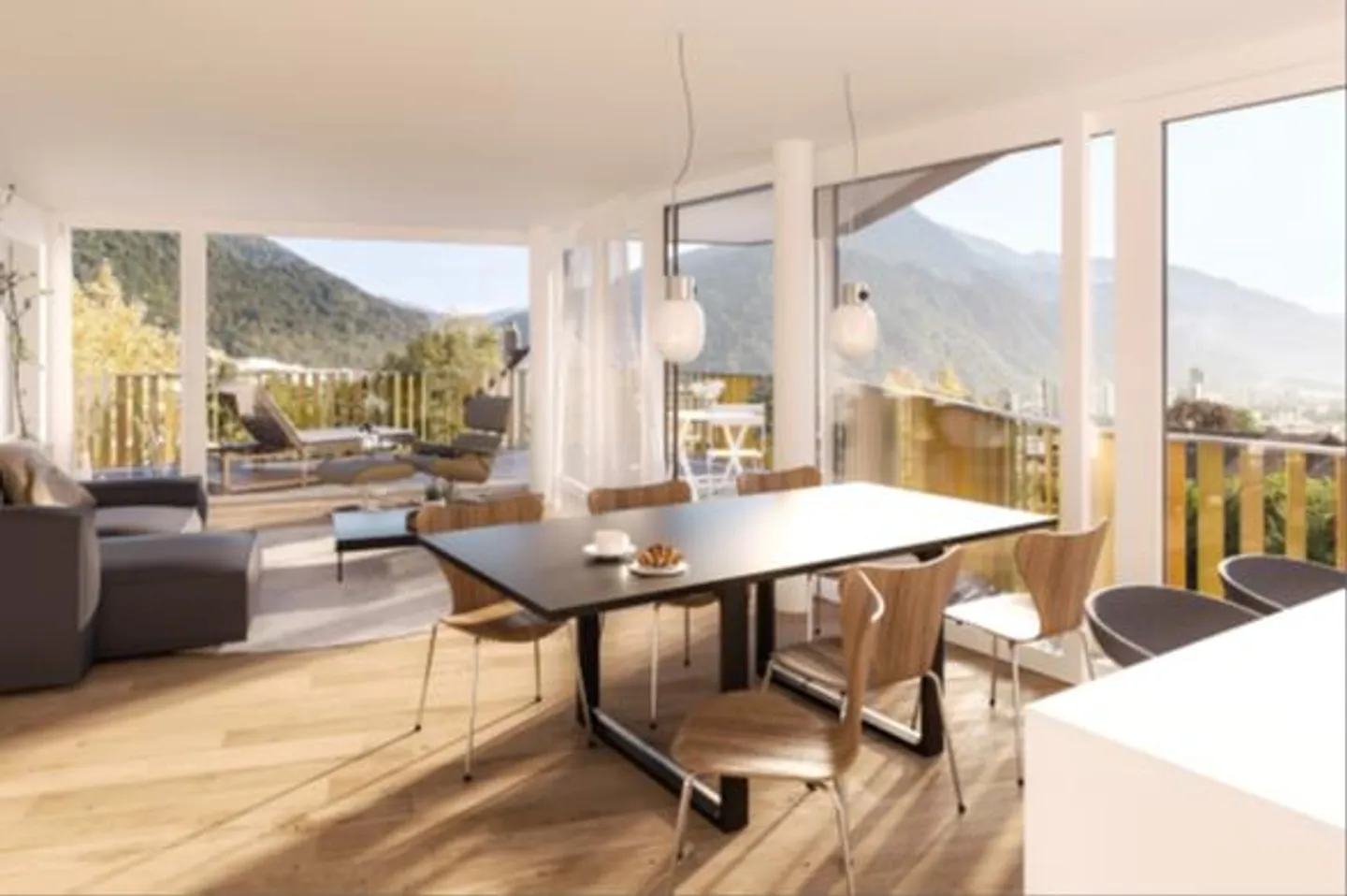 Appartamento moderno di 3,5 stanze con vista spettacolare - Foto 2 di 8