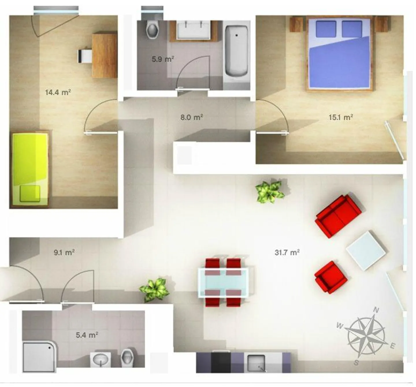 LOCATION WITH FREE DEPOSIT! - 3.5 rooms close to all amenities - Photo 7 of 7