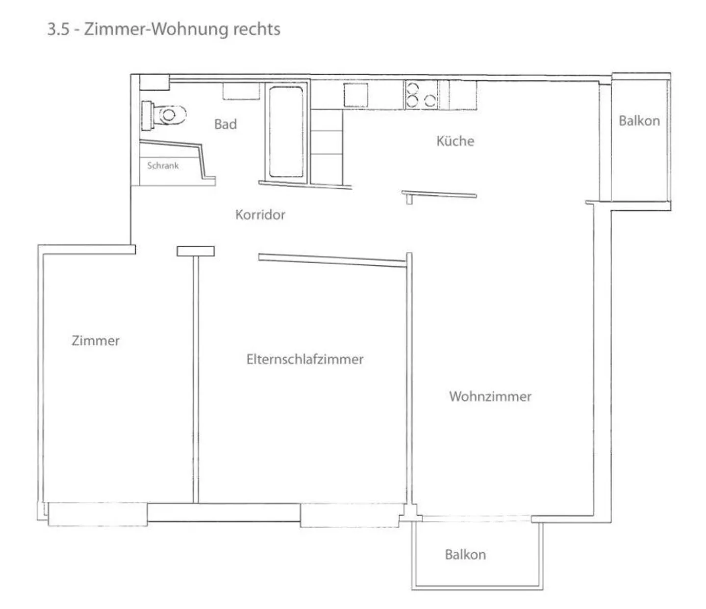 Grosszügige, helle Wohnung an ruhiger Lage - Foto 10 von 10