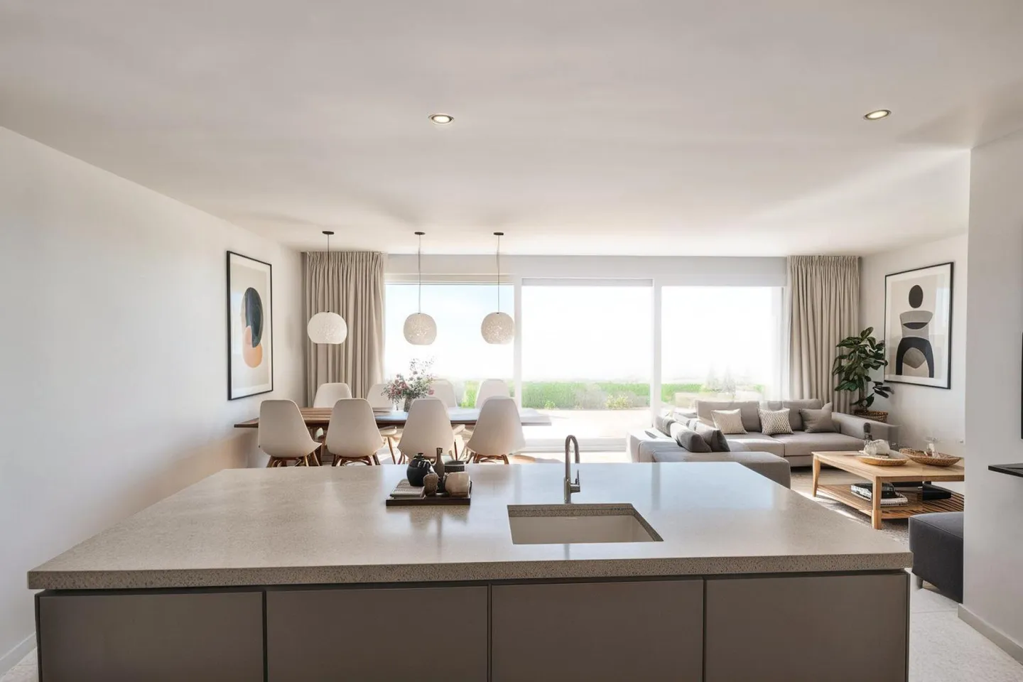 Stilvolle Gartenwohnung mit Blick - Foto 4 von 7