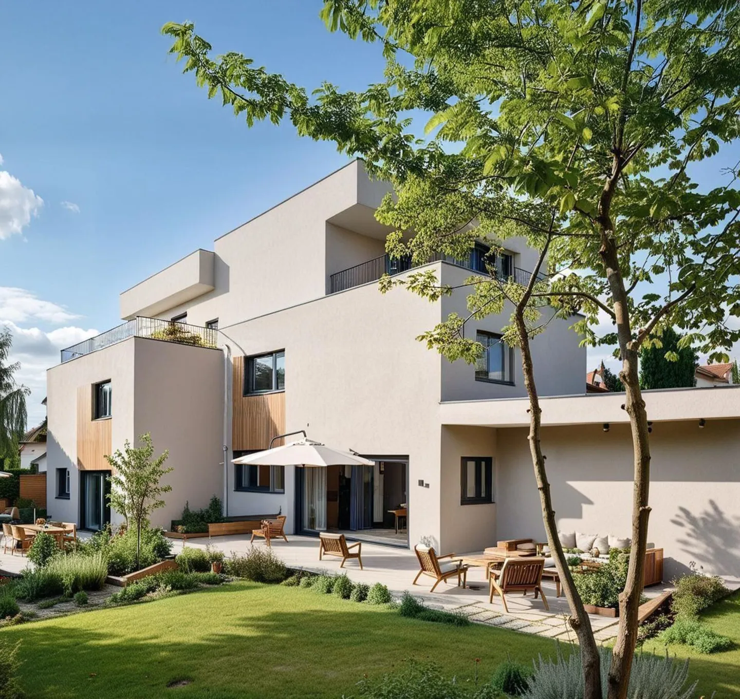 Maison semi-détachée de 5,5 pièces dans un emplacement calme - Photo 1 sur 10