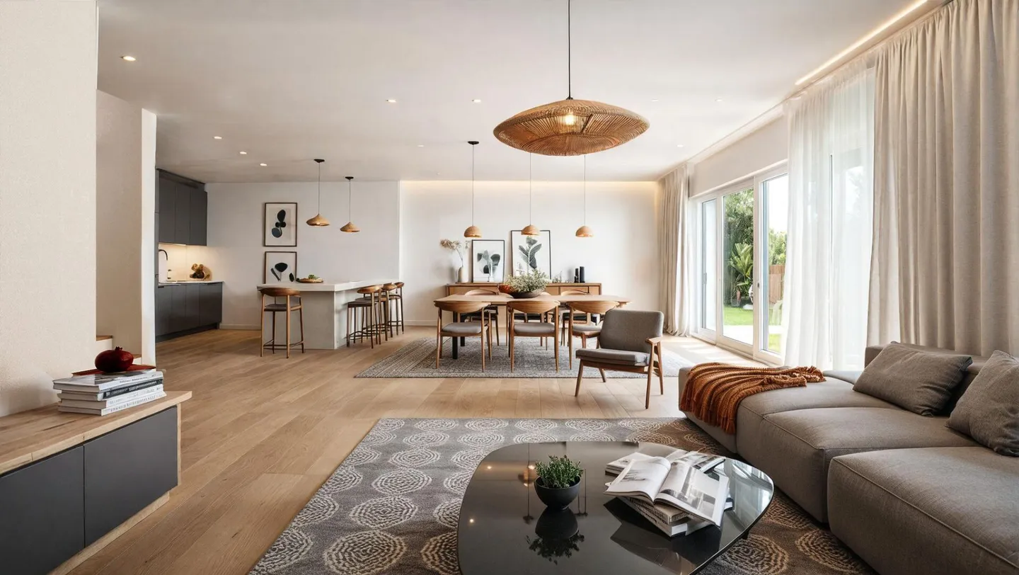 Maison semi-détachée de 5,5 pièces dans un emplacement calme - Photo 5 sur 10