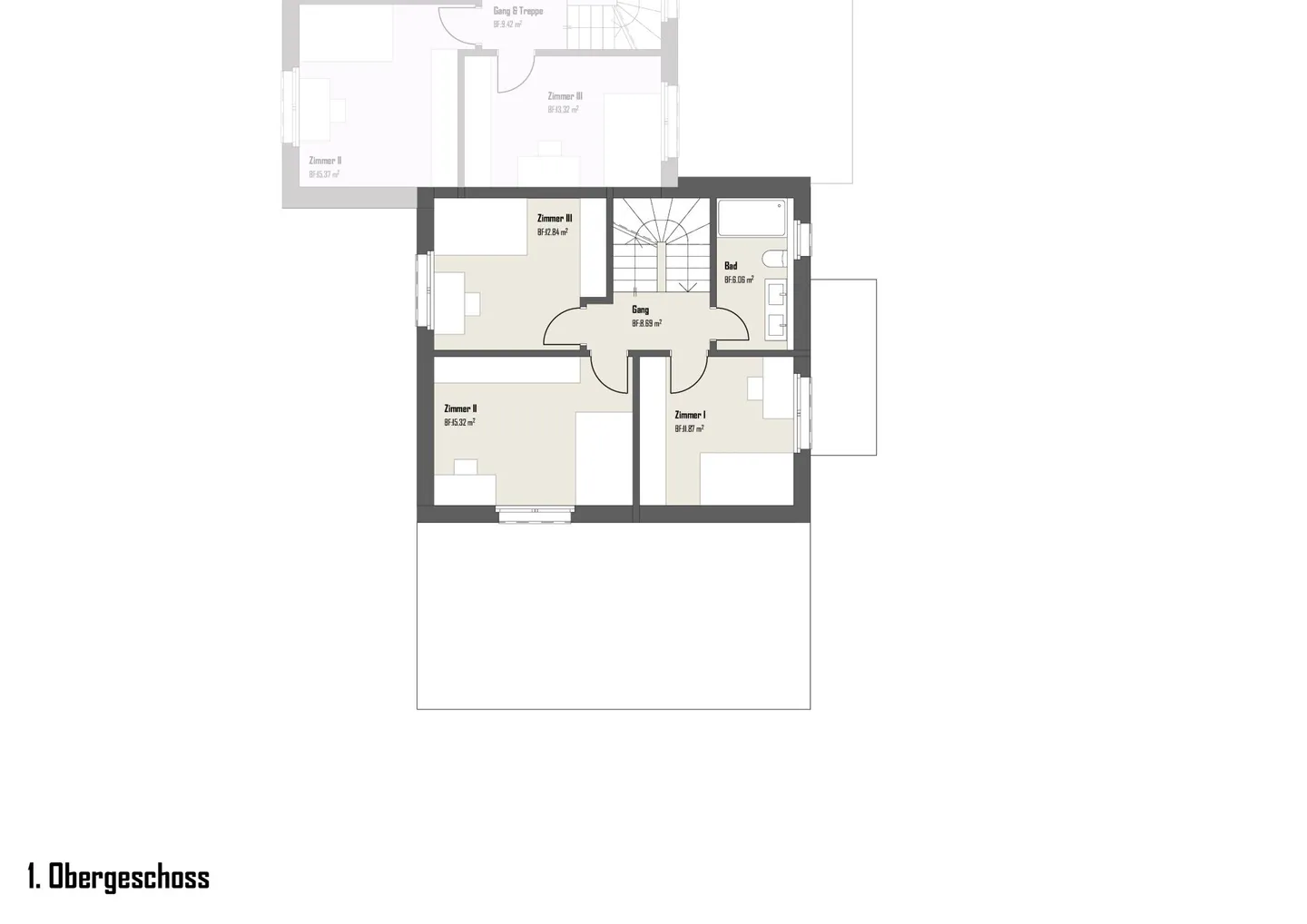 Maison semi-détachée de 5,5 pièces dans un emplacement calme - Photo 9 sur 10