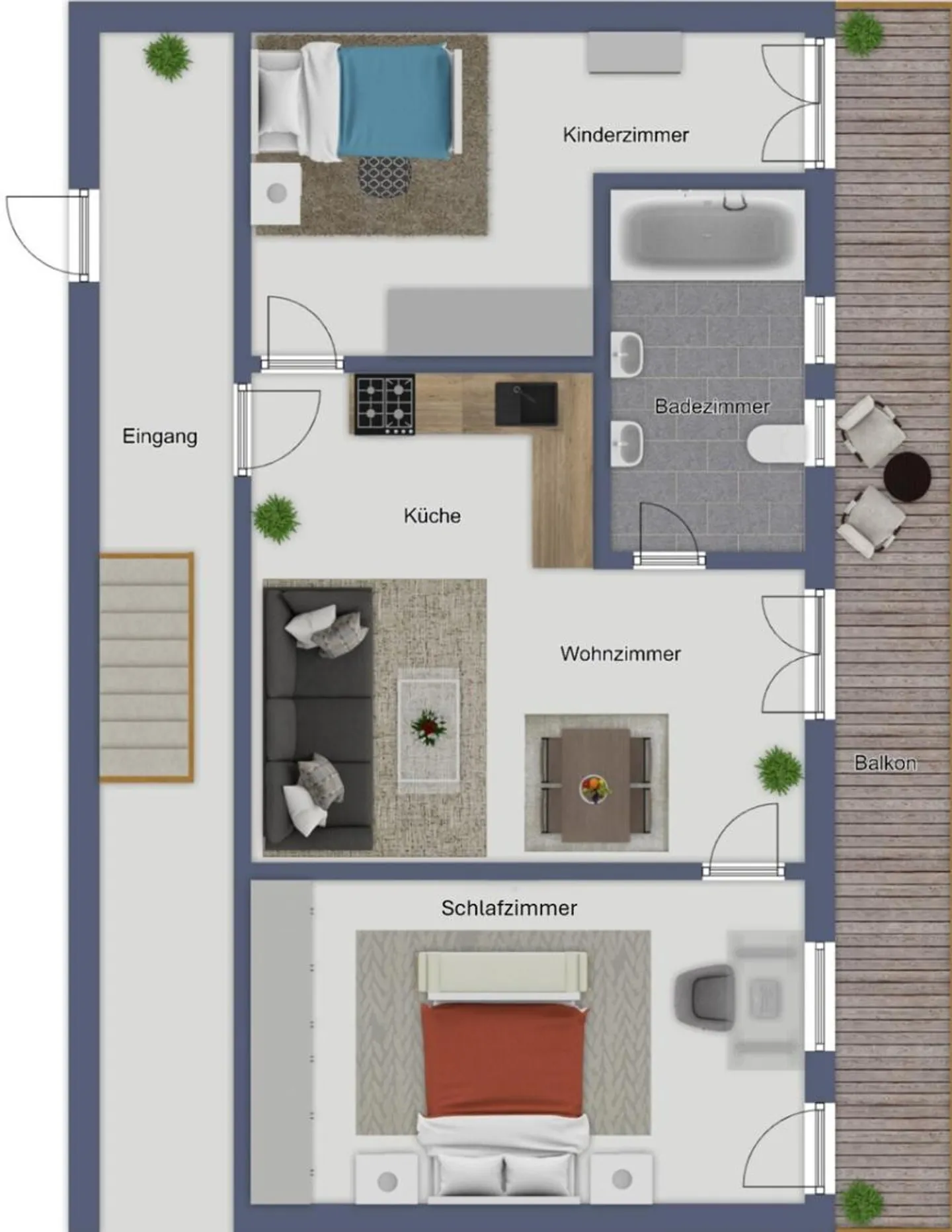 Gemütliche Wohnung in Grächen - Foto 9 von 9