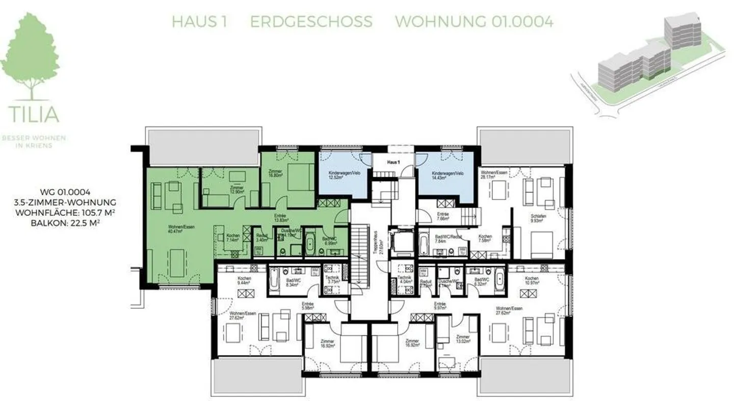 Stylische Familienwohnung - Foto 7 von 8