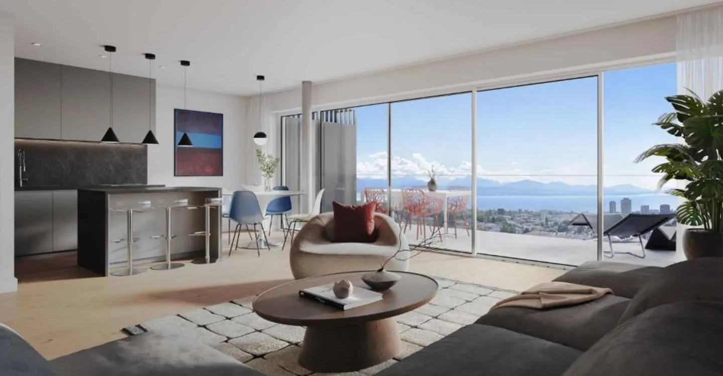 Appartement Éblouissant avec Vue sur le Lac - Photo 2 sur 5