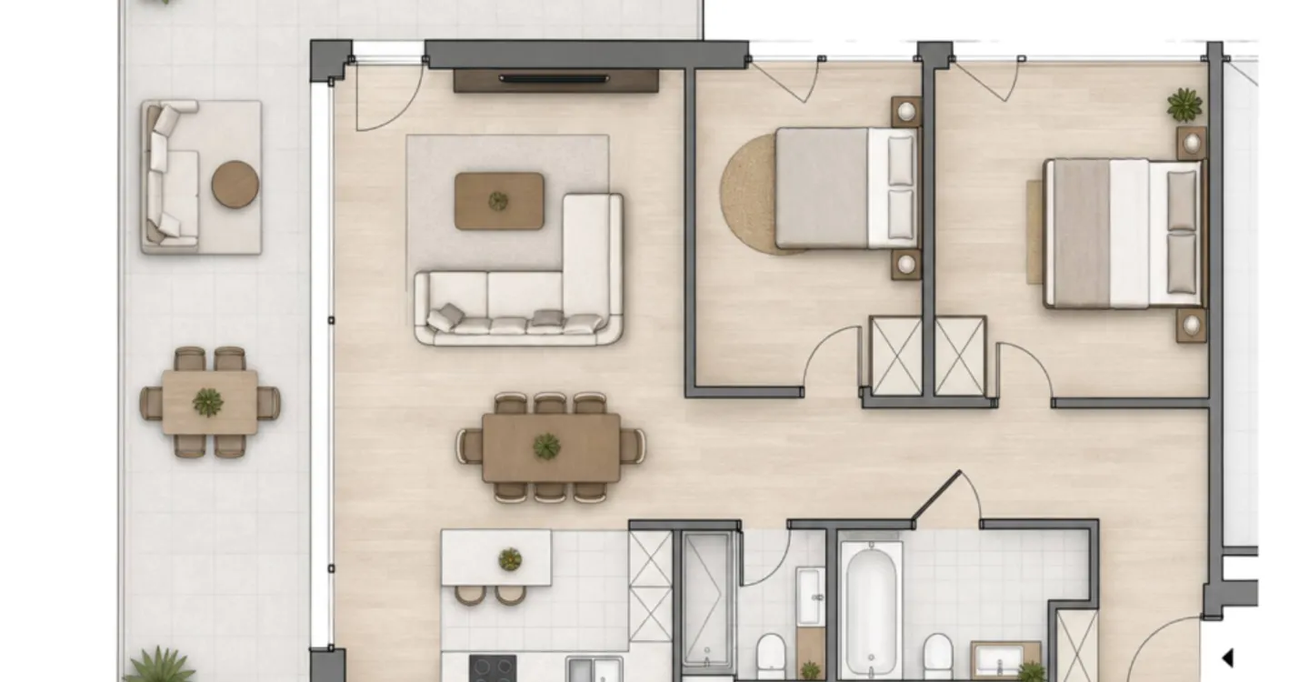 Appartement Éblouissant avec Vue sur le Lac - Photo 4 sur 5