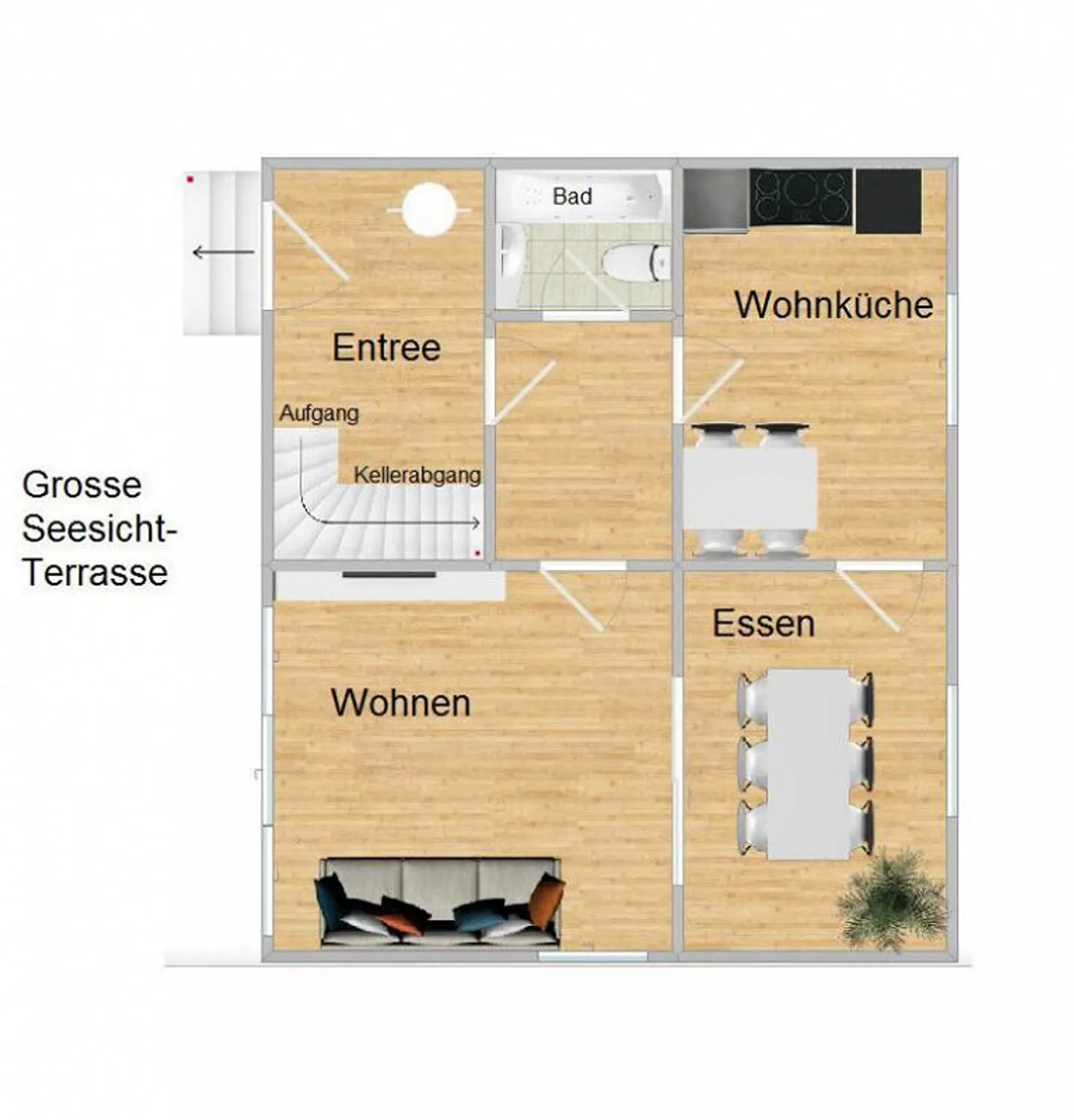 6-Room House with Lake View - Photo 9 of 11