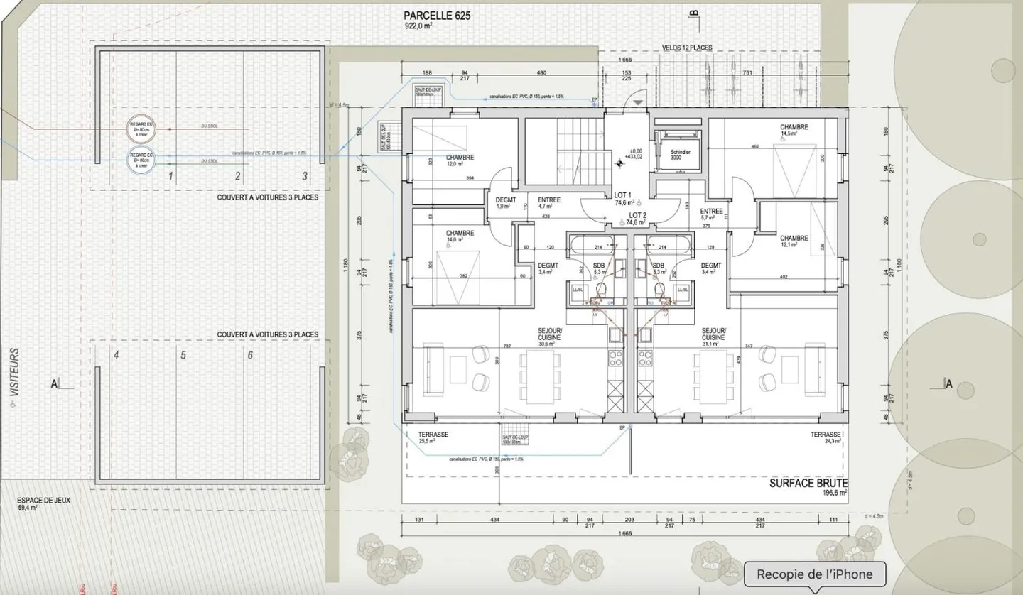 Bright 3.5-room apartment with terrace and garden copy - Photo 6 of 6