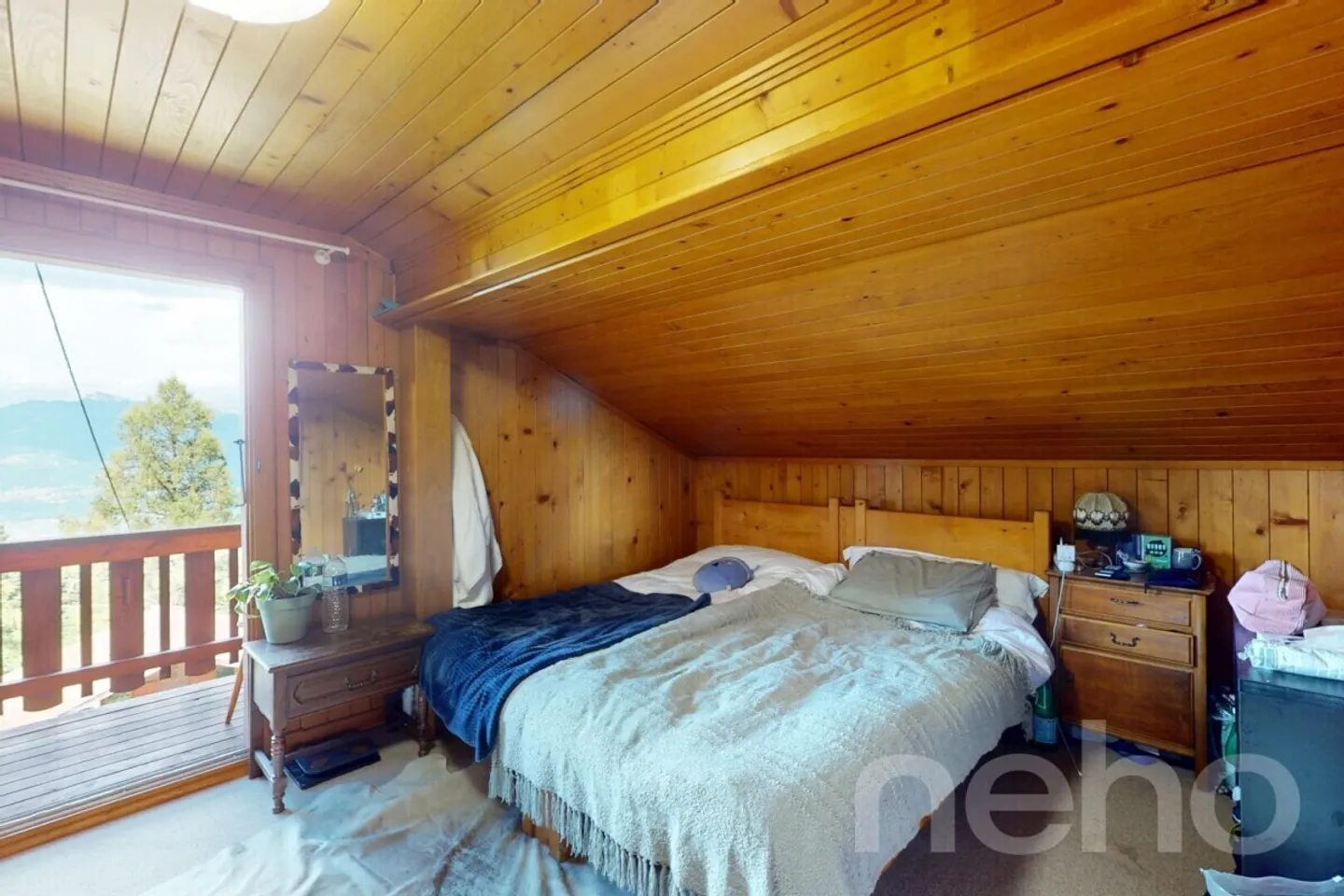 Chalet at 1300m with panoramic mountain view - Photo 8 of 12