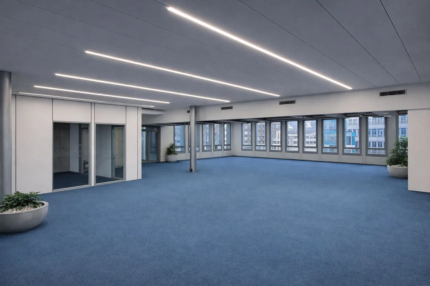 220 m² d'espace ouvert avec 3 bureaux individuels! - Photo 4 sur 9