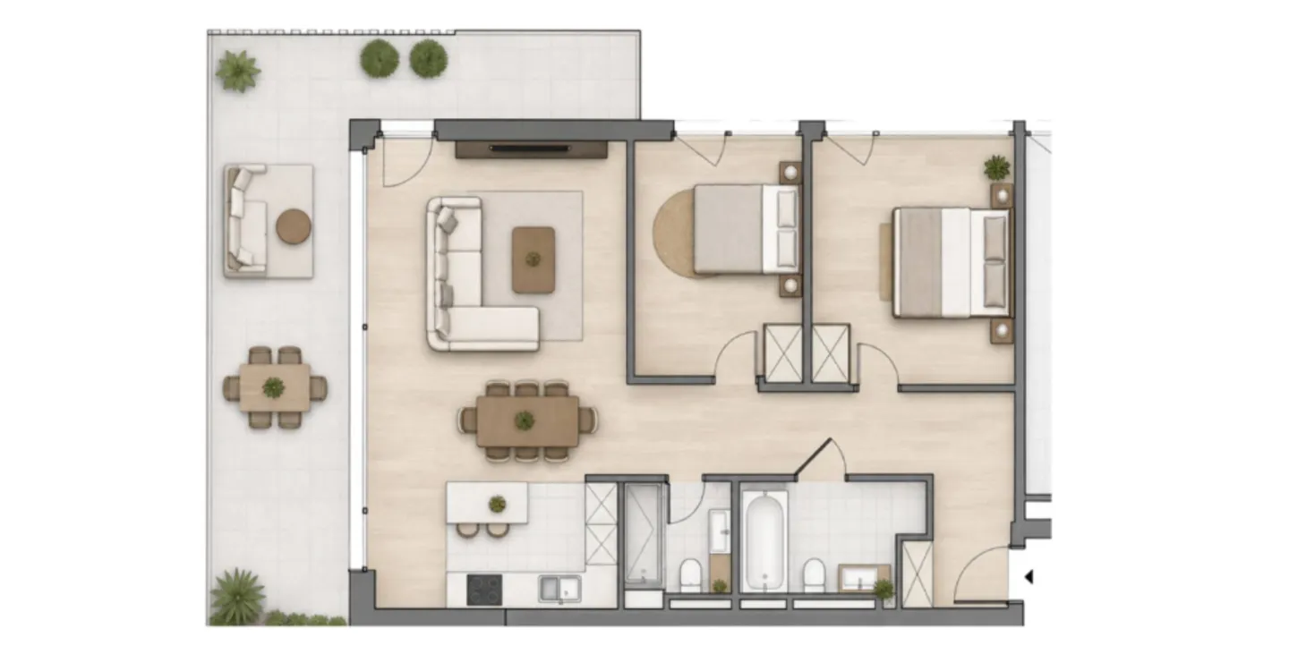 Magnificent new accommodation with large garden and beautiful view! - Photo 3 of 4