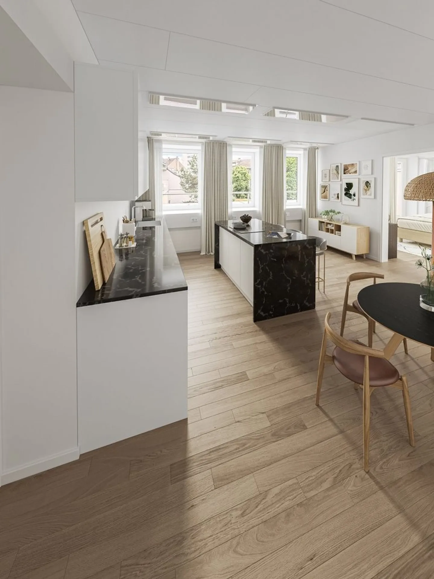 Prima locazione dopo ristrutturazione - Appartamento elegante nel cuore di Basilea - Foto 3 di 5