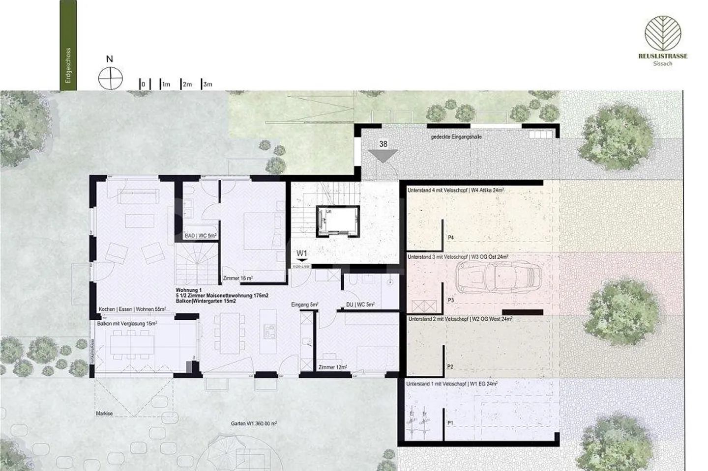 Moderne Maisonette in Sissach - Foto 2 von 7