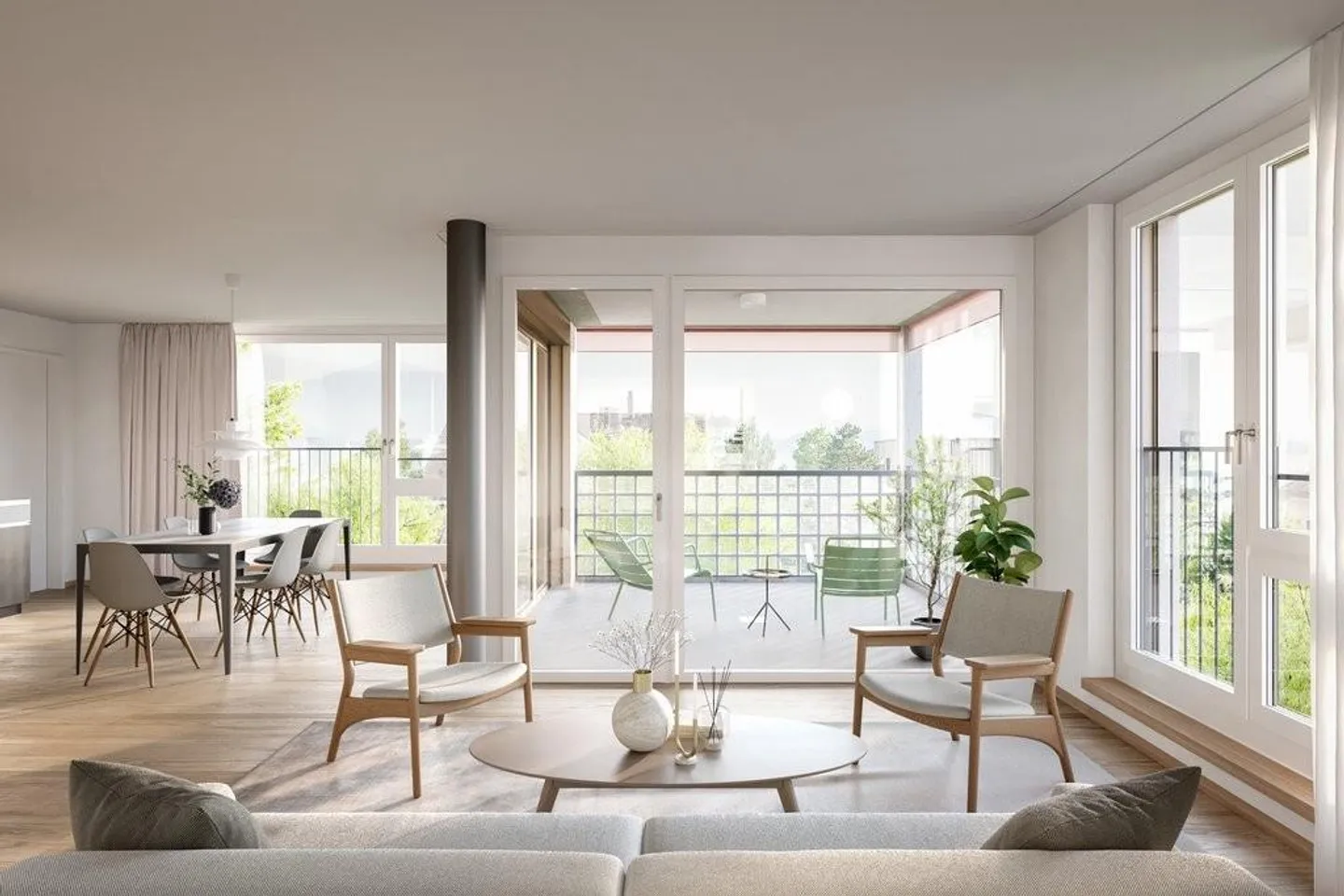 Modern 2.5 room apartment with spacious balcony in a central location. - Photo 2 of 6
