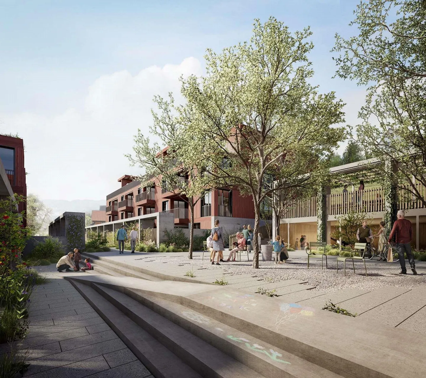 Condominiums spacieux avec espace vert - Photo 1 sur 8