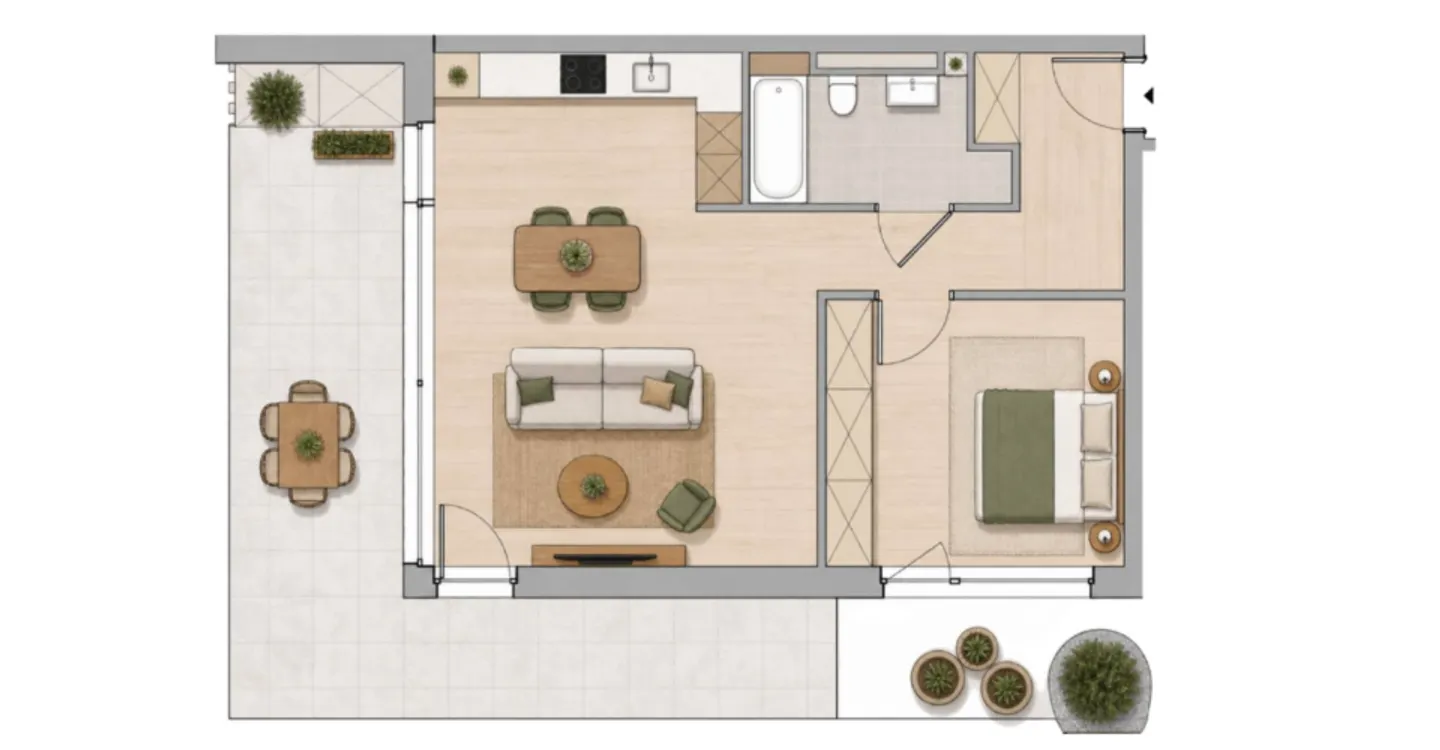 Appartement Neuf avec Jardin - Photo 4 sur 5