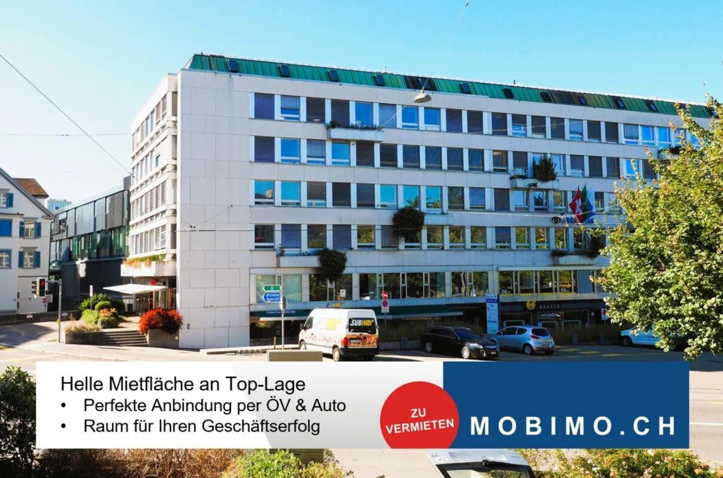 27 m² Bureau / Salle de Pratique au Cœur de St. Gallen - Photo 1 sur 7