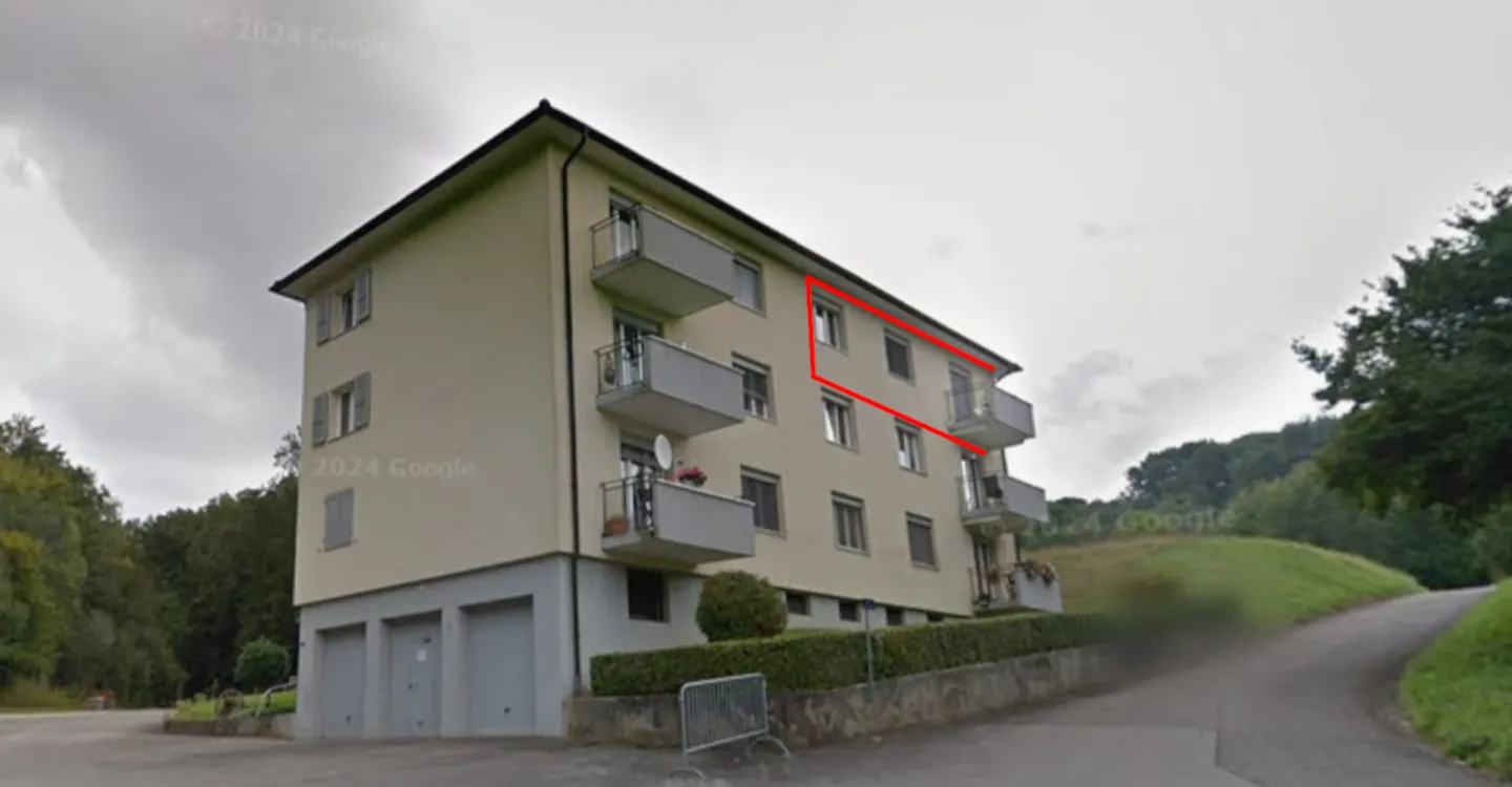 "Appartement 4,5 pièces rénové avec 2 balcons et un grand jardin commun - Foto 4 von 6