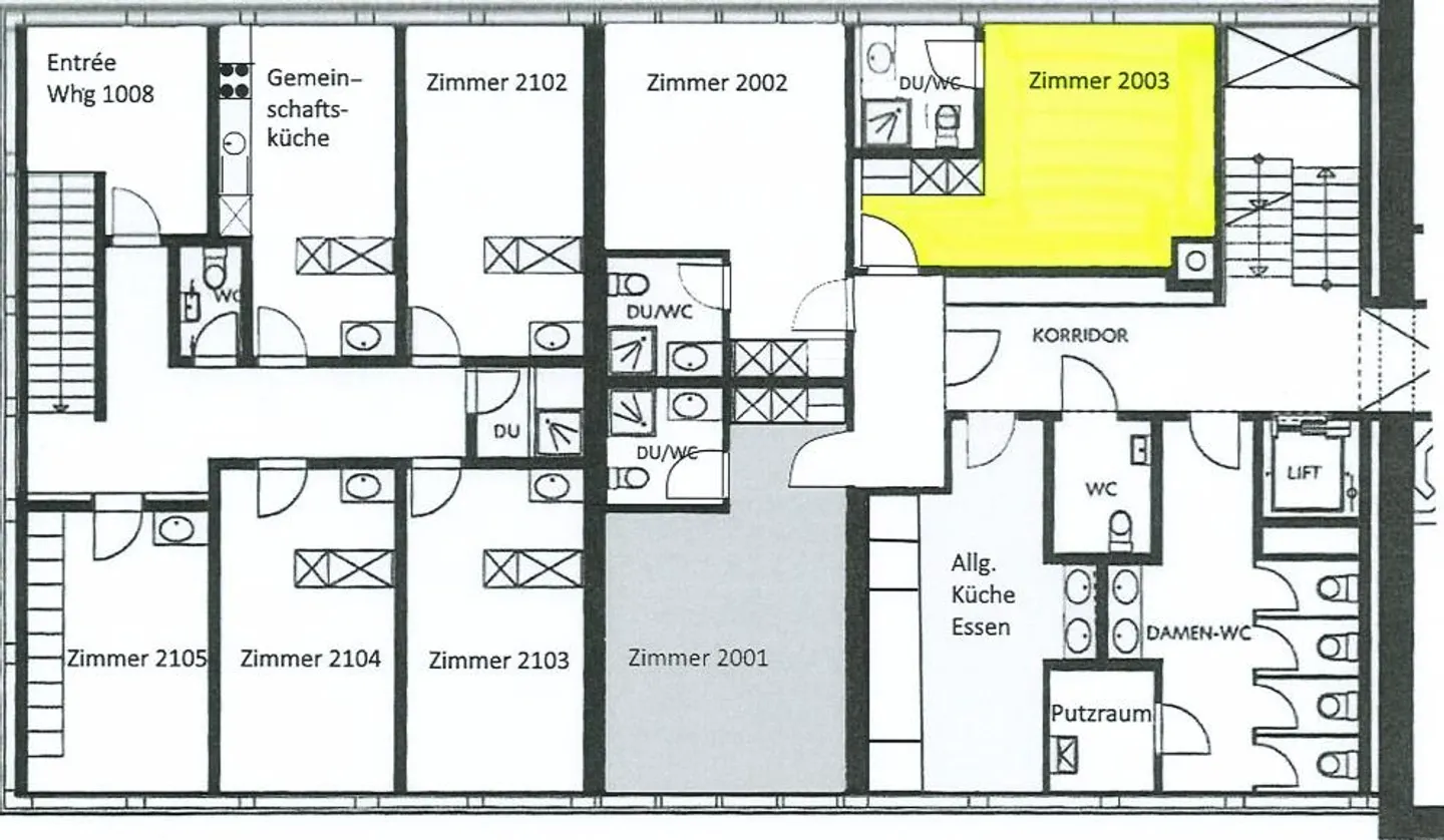 Furnished room with shower/WC - Photo 6 of 6