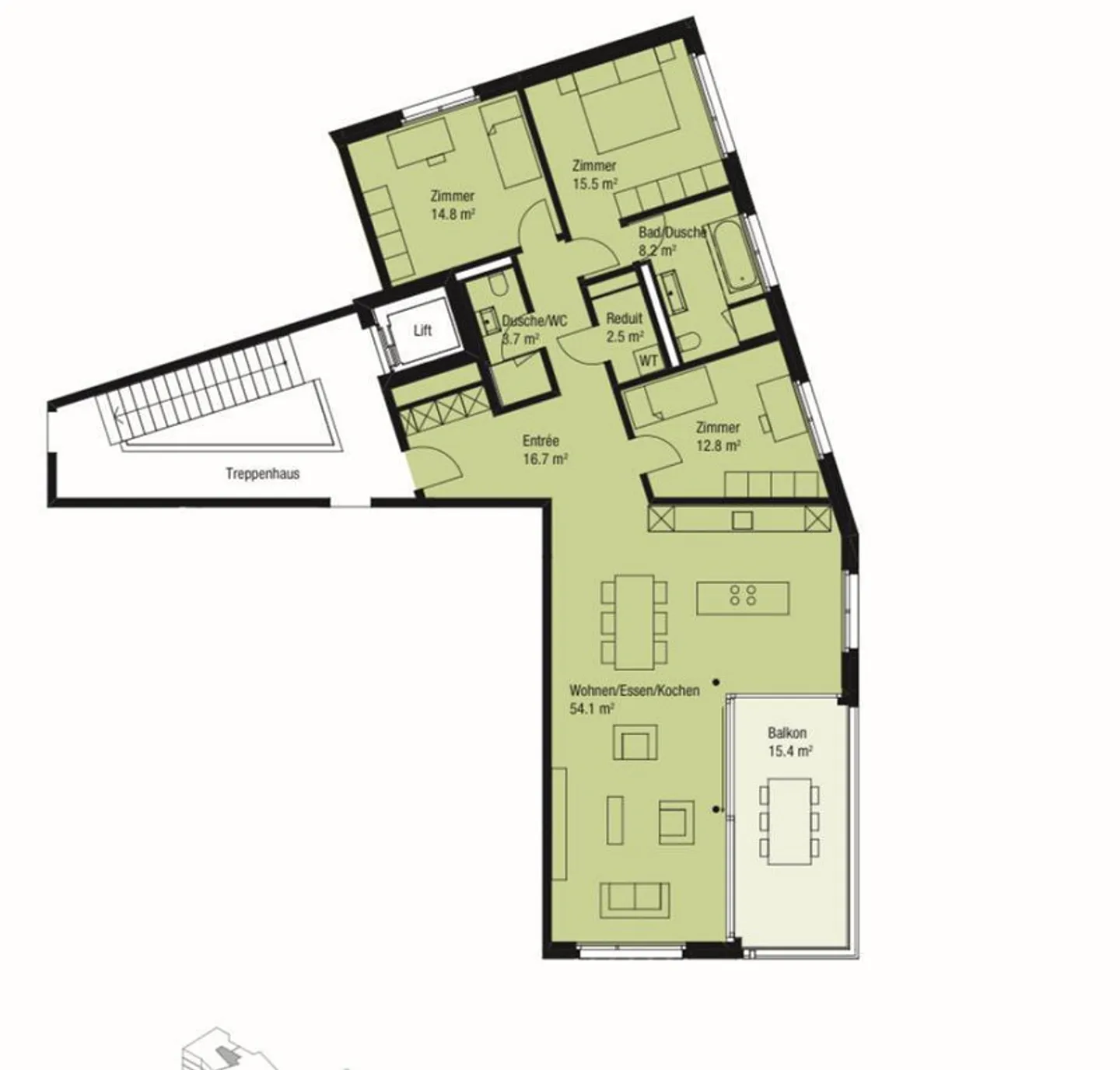 Exclusive 4.5-room apartment - Photo 11 of 11