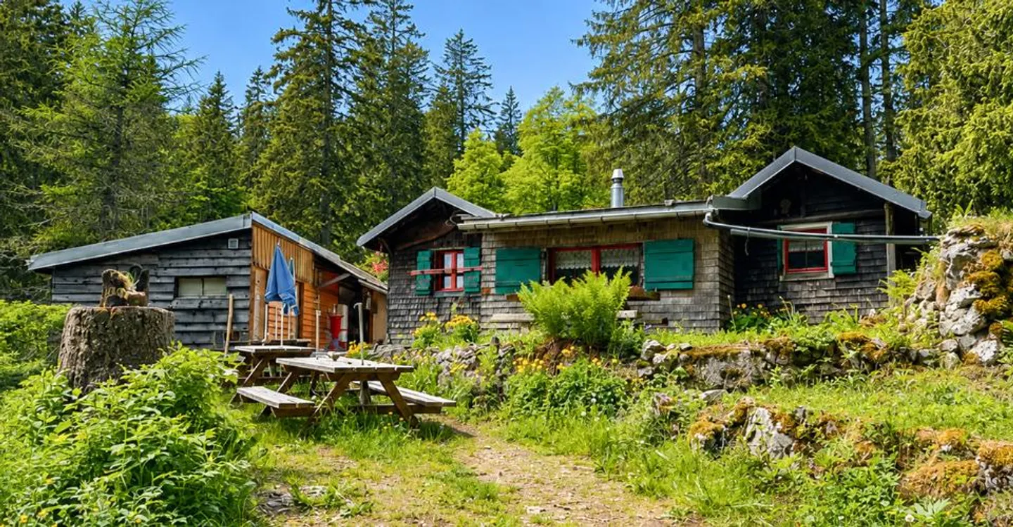 Alpenbuvette in der Natur - Foto 2 von 13
