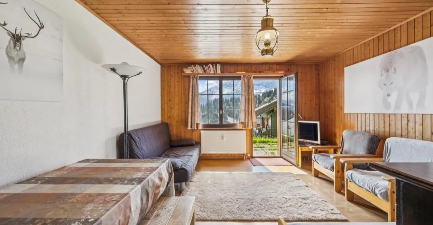 Charming 2-room apartment with terrace and mountain view - Photo 2 of 8
