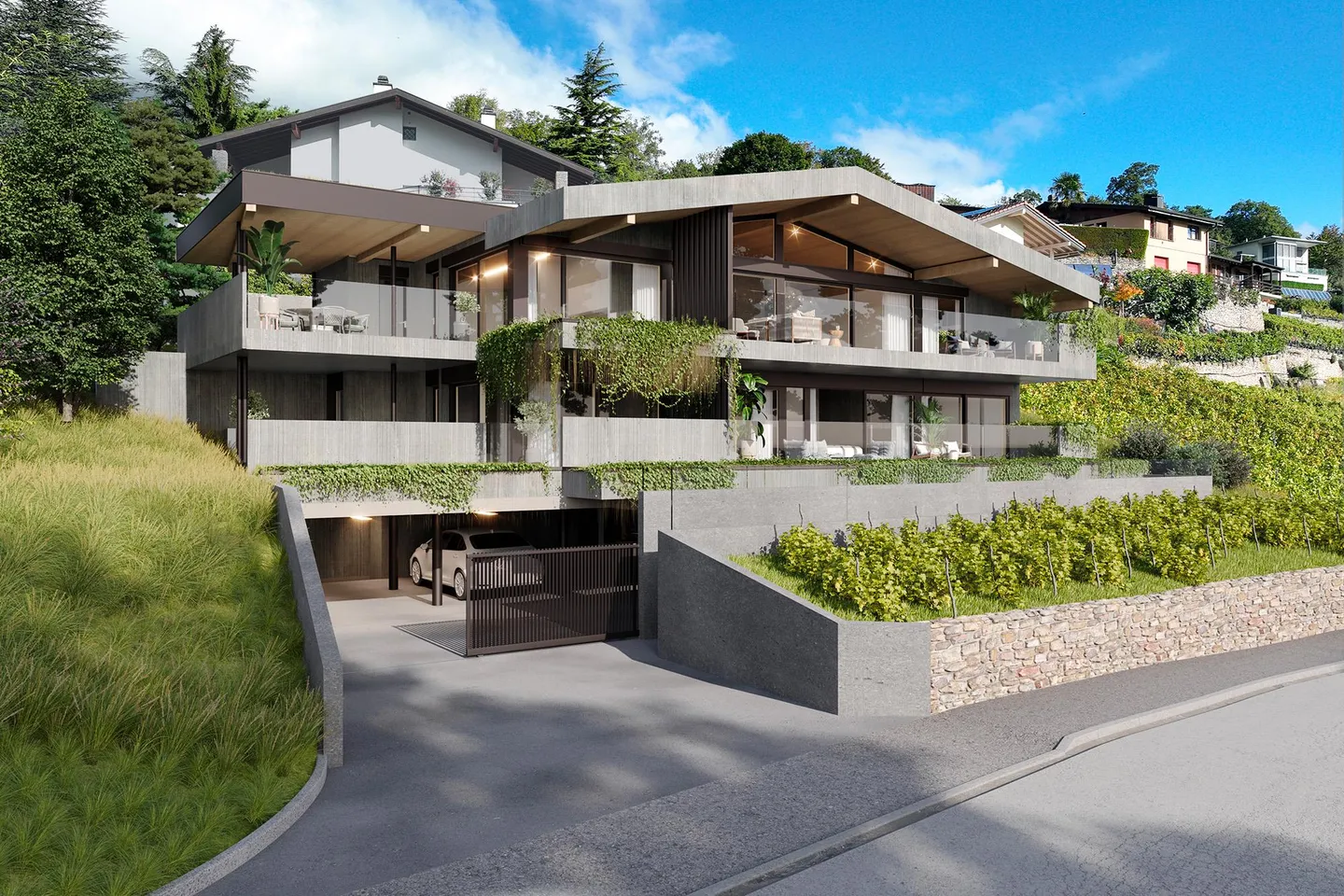 Villa architecte de rêve à construire à Diolly, Savièse - Photo 1 sur 7