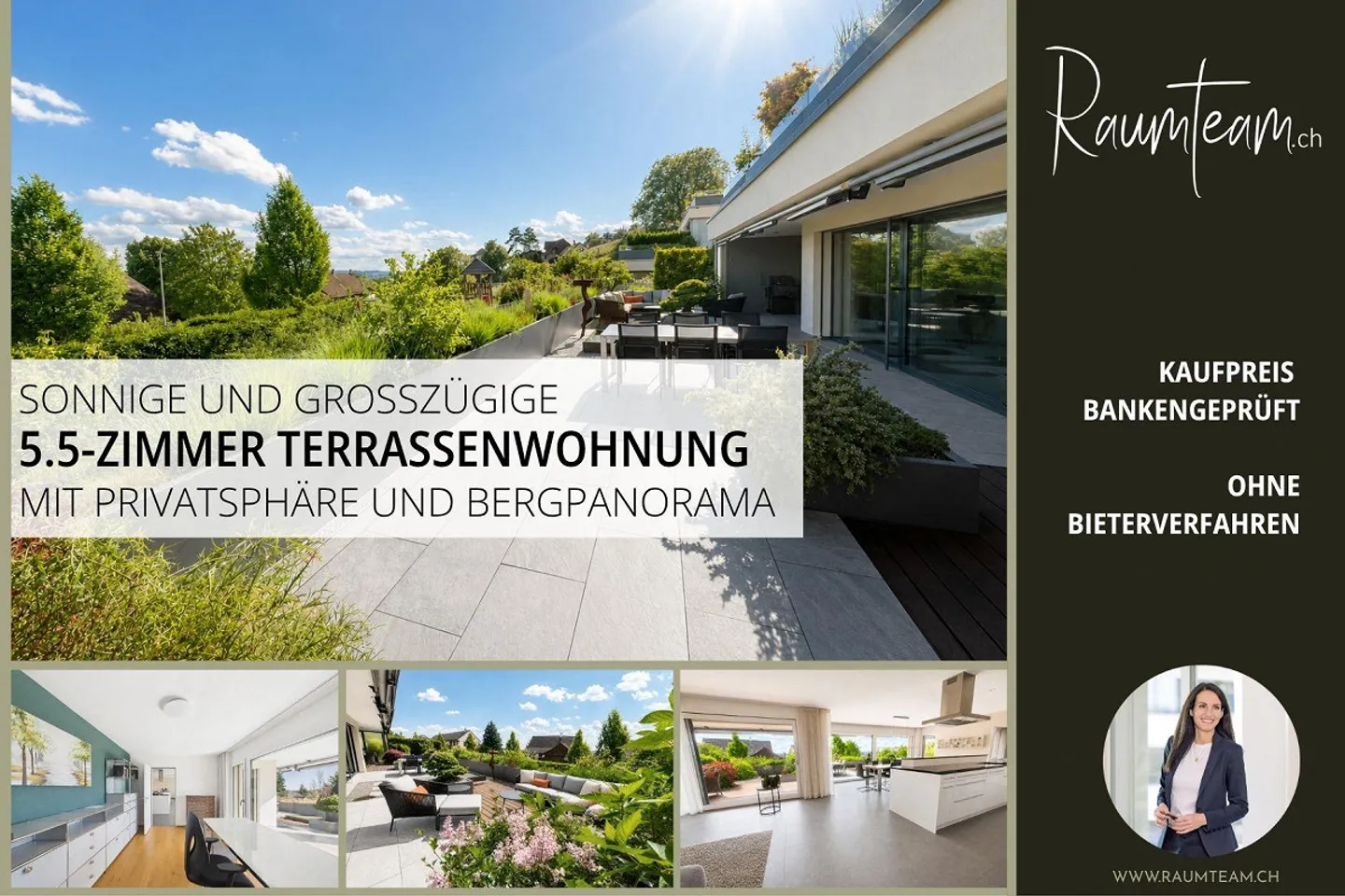Dreamlike, sunny terrace apartment with mountain view - Photo 1 of 17