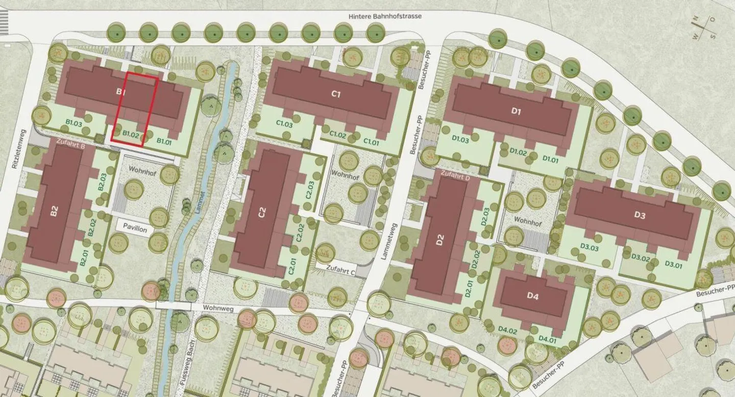 Ultimo appartamento di 4,5 stanze nel progetto di nuova costruzione Lammet Frick - Foto 1 di 13