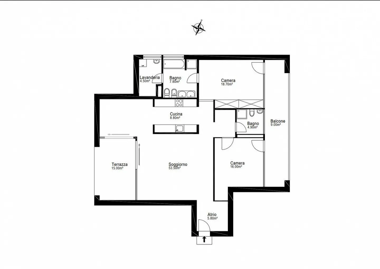 Appartement spacieux et tranquille dans un immeuble moderne à quelques pas du lac - Photo 18 sur 18