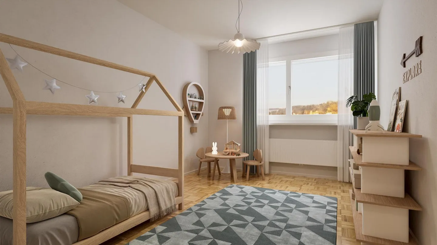 Appartement 4.5 pièces à Oberwil - Vivre en ville, vivre naturellement - Photo 8 sur 10